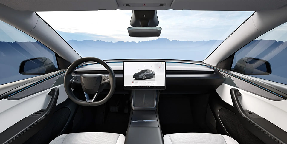 Tesla Model Y (2025) - Interieur Tesla Model Y (2025) - Interieur