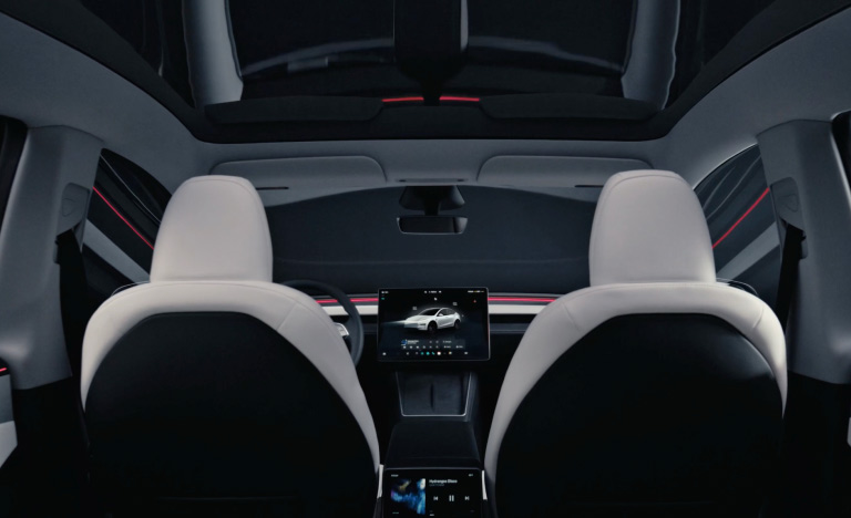 Tesla Model Y - Lichtstrip Tesla Model Y - Lichtstrip