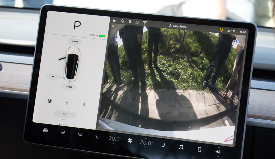 Tesla Model 3 scherm Tesla Model 3 scherm