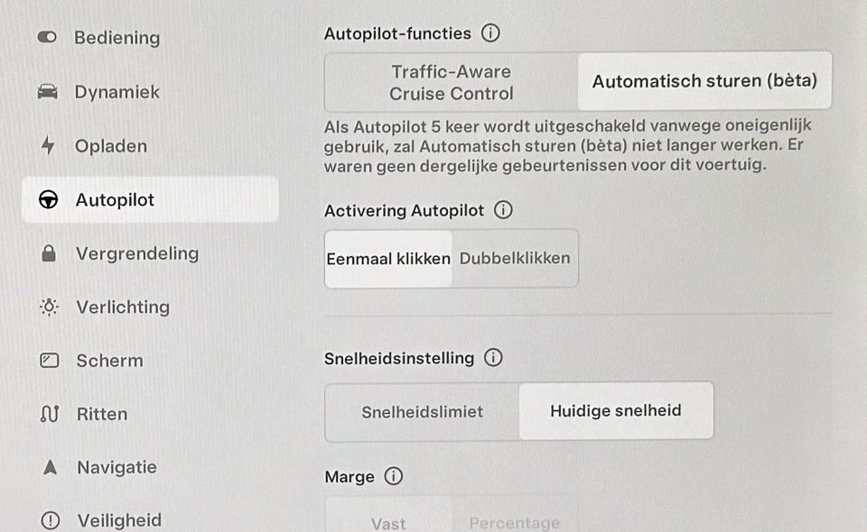 Automatisch sturen (beta) Automatisch sturen (beta)