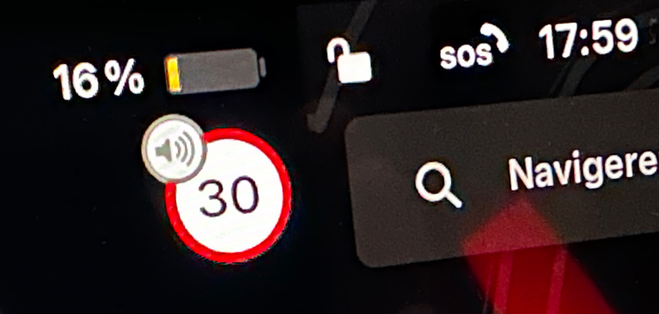 Snelheidswaarschuwing Snelheidswaarschuwing