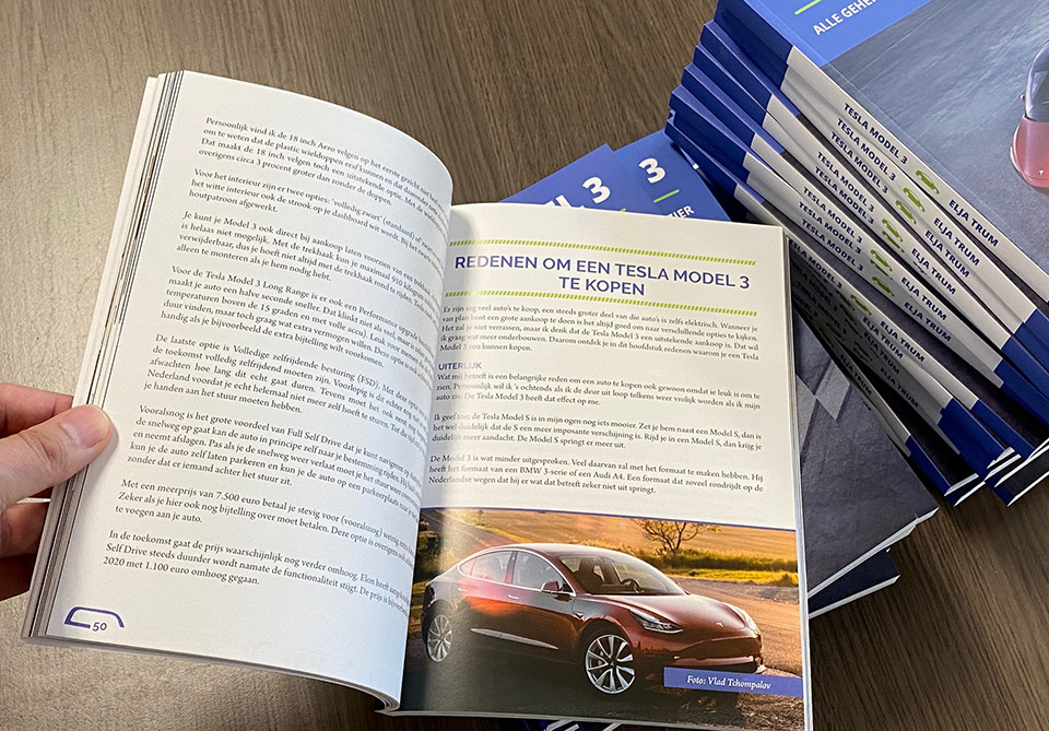 Tesla model 3 boek Tesla model 3 boek