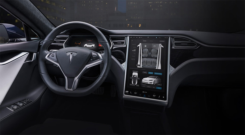 Tesla Model S - Interieur