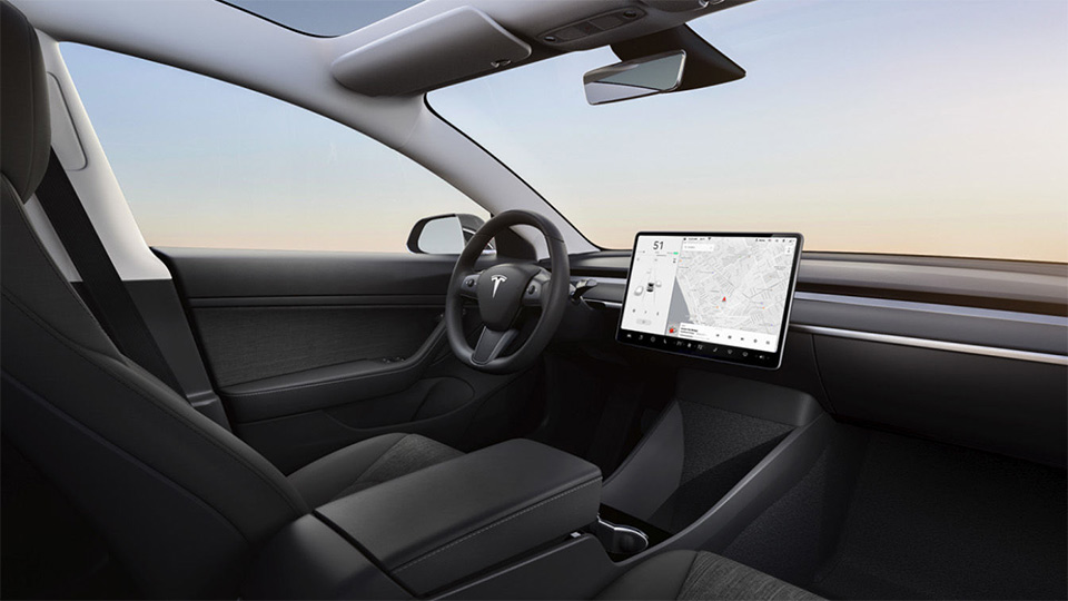 Tesla Model 3 Standard Range Interieur Tesla Model 3 Standard Range Interieur