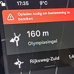 Opladen nodig om bestemming te bereiken