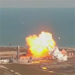 Tweede Starship (SN9) testvlucht eindigt opnieuw met explosieve landing