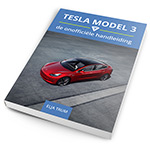 Mijn Tesla Model 3 boek naar de drukker